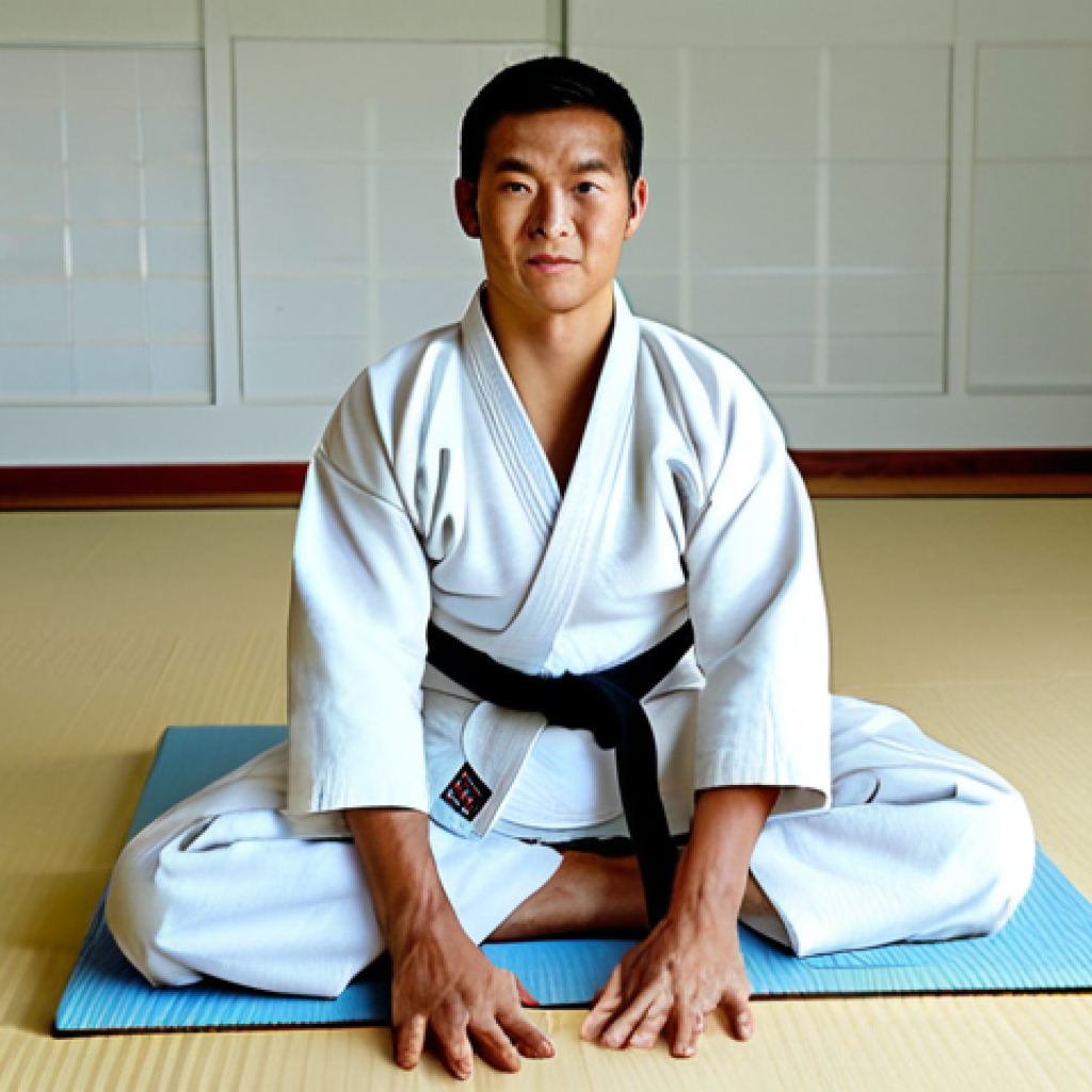 Tall Judo Practitioner**
"A tall, athletic Judo practitioner in a fully clothed, traditional Judo gi, demonstrating a *Tani Otoshi* (valley drop) technique on a training mat in a bright dojo, appropriate attire, safe for work, perfect anatomy, correct proportions, natural pose, well-formed hands, proper finger count, natural body proportions, professional, modest, family-friendly."
**