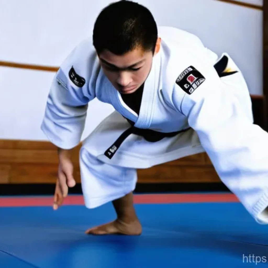 유도 부상 회복 스트레칭 - **Prompt 1: Dynamic Judo Warm-up and Flexibility**
    A young, athletic judoka, male or female, wea...
