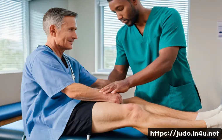 유도와 물리치료 병행 - **Image Prompt 1: Integrated Care for Comprehensive Healing**
A bright, clean, and modern physic...