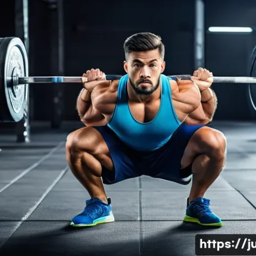 Home 31 유도 훈련에 적합한 신발 - A determined male Judo athlete, muscular and in peak physical condition, performing a heavy barbell ...